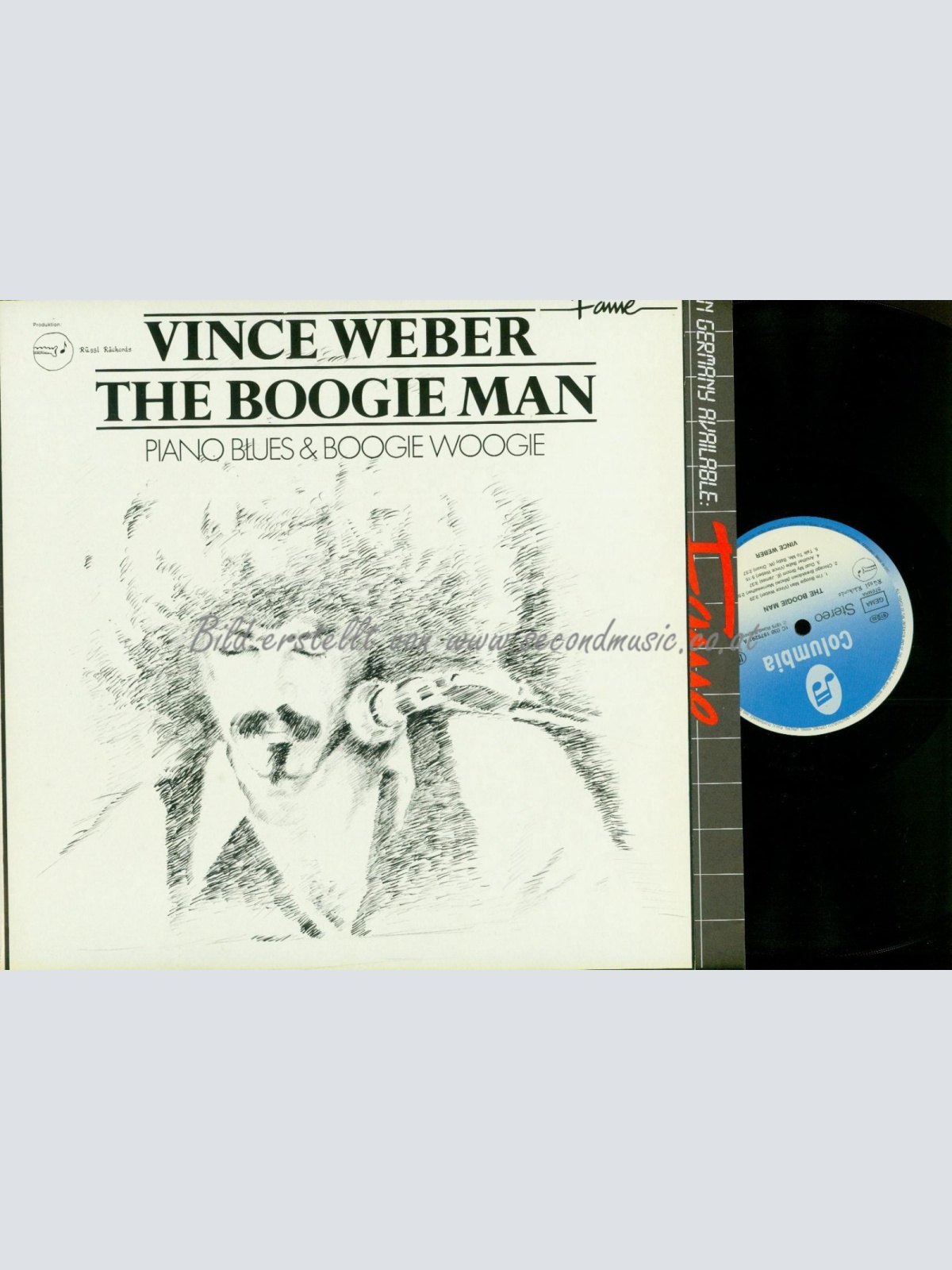 LP-VINCE WEBER THE BOOGIE MAN // OIS //