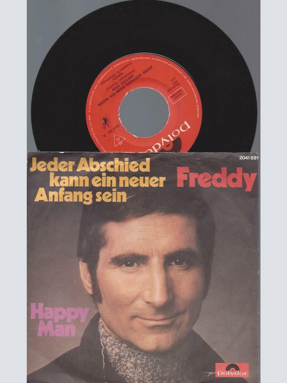 7"    Freddy  Jeder Abschied Kann Ein Neuer Anfang Sein