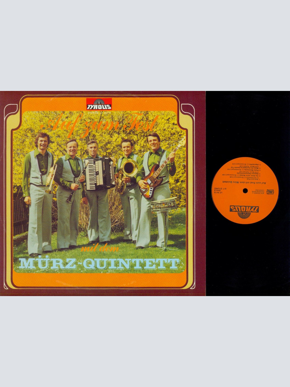 LP--Mürz Quintett -- Auf zum Fest     //NM