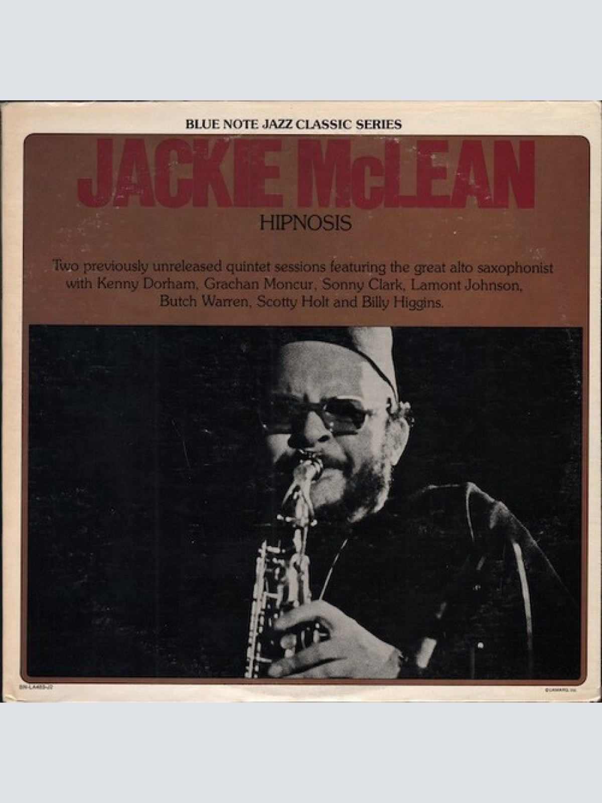 2xLP, Comp Jackie McLean - Hipnosis