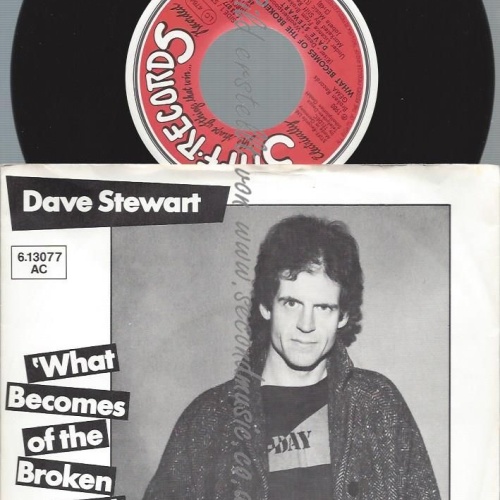 7" Dave Stewart – What Becomes Of The Broken Hearted // PROMO BACKCOVER