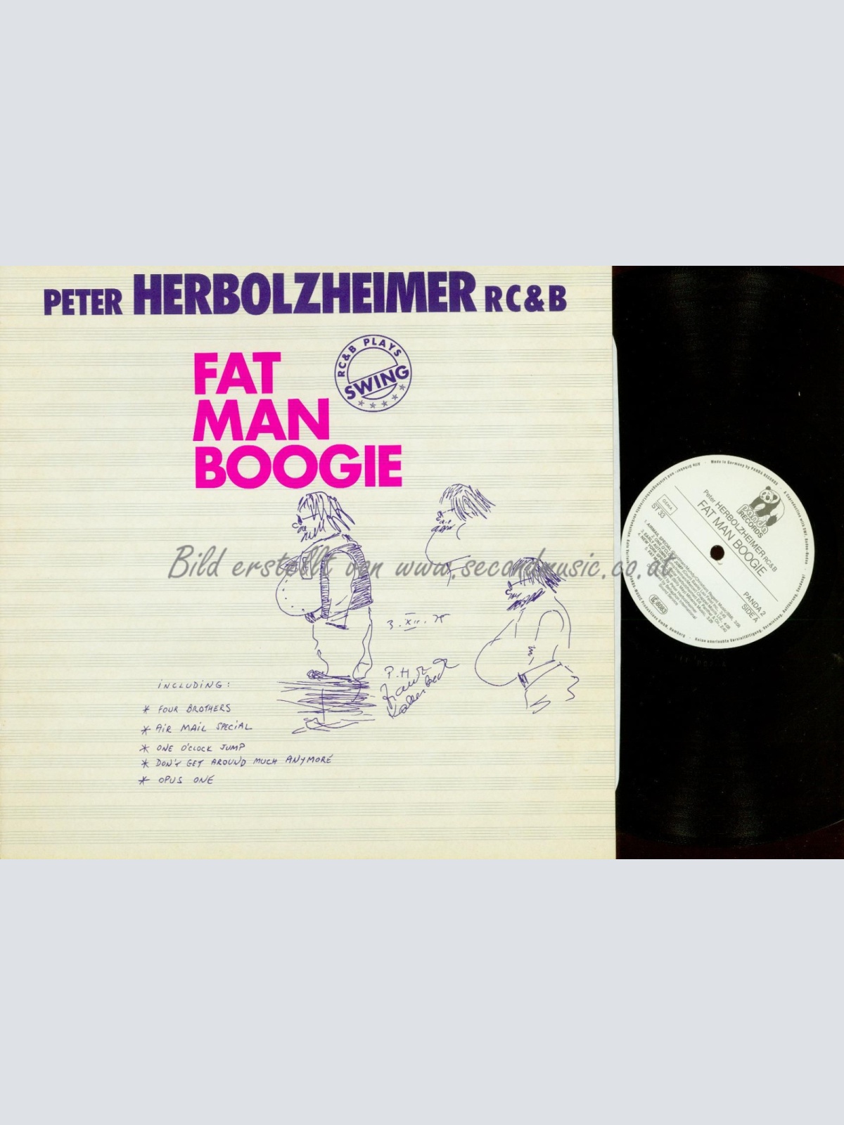 LP--PETER HERBOLZHEIMER FAT MAN BOOGIE