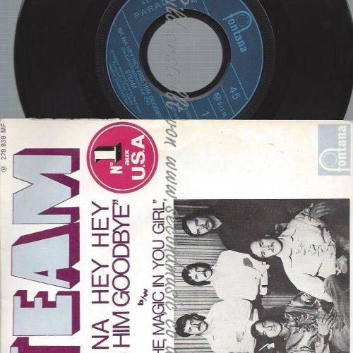 7"    Steam – Na Na Hey Hey Kiss Him Goodbye   // FR