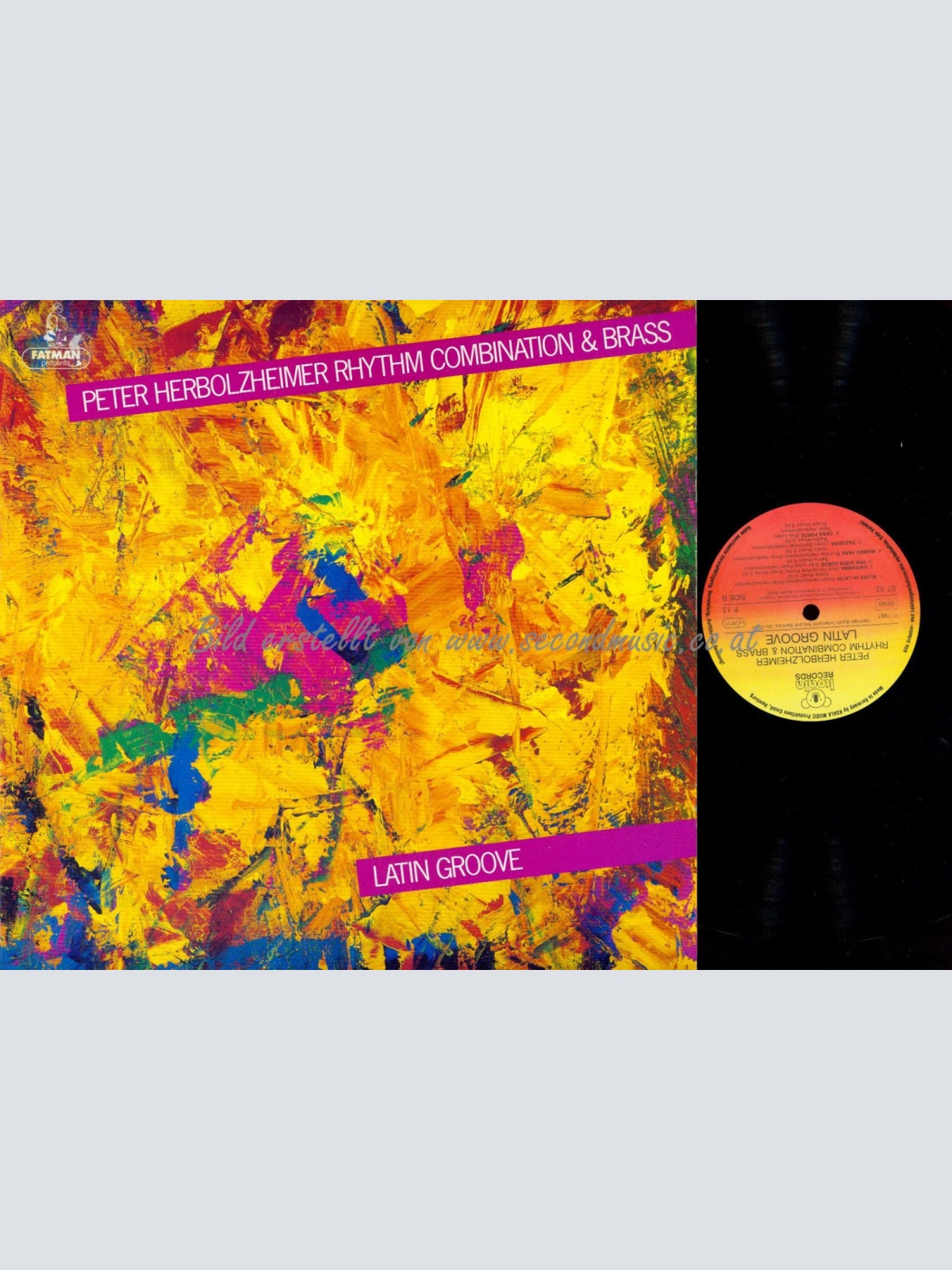 LP--PETER HERBOLZHEIMER  LATIN GROOVE