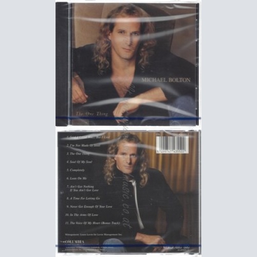 CD--NM-SEALED-MICHAEL BOLTON -1993- -- THE ONE THING