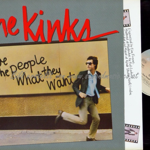 LP-- The Kinks – Give The People What They Want  // OIS /