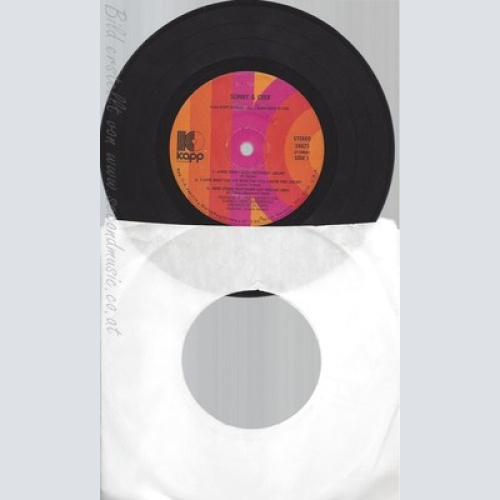 7"SONNY & CHER--MORE TODAY THAN YESTERDAY--EP
