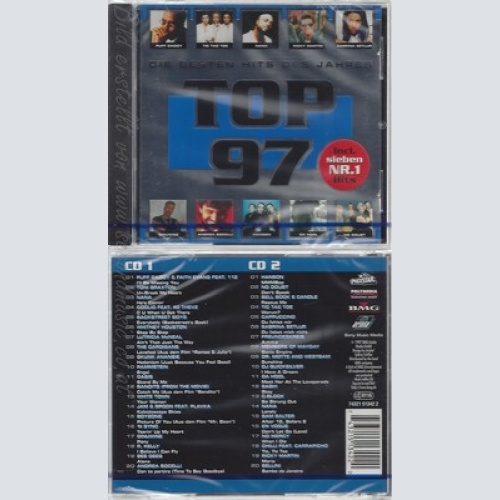 CD--NM-SEALED-PUFF DADDY, NANA, WHITNEY HOUSTON UND RAMMSTEIN -1997 TOP 97