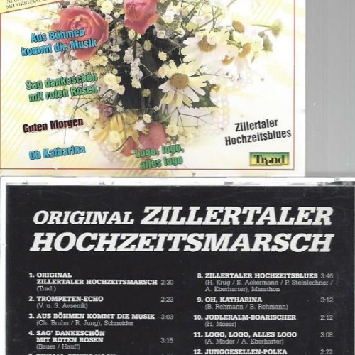 CD--Zillertaler Hochzeitsmarsch --Lieblingsmelodien der Volksmusik