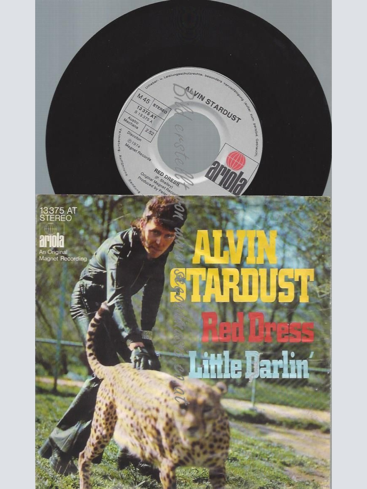 7"  Alvin Stardust  Red Dress   //AT