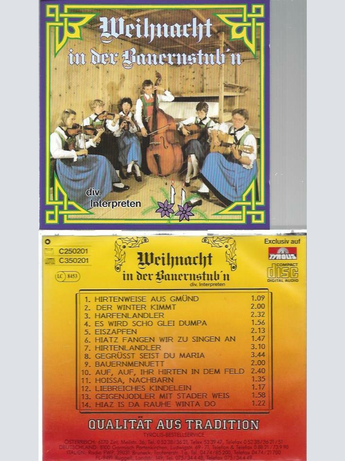 CD--Weihnacht in der Bauernstubn