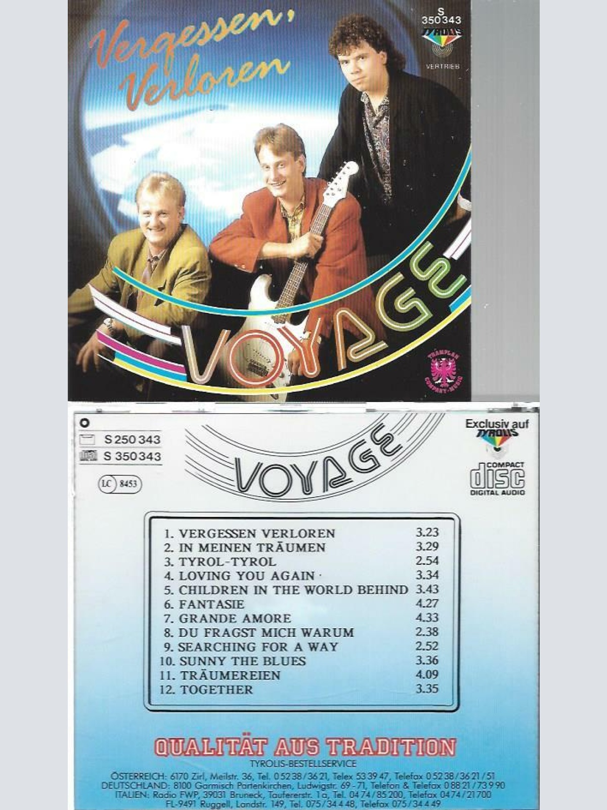 CD--Voyage -- Vergessen Verloren
