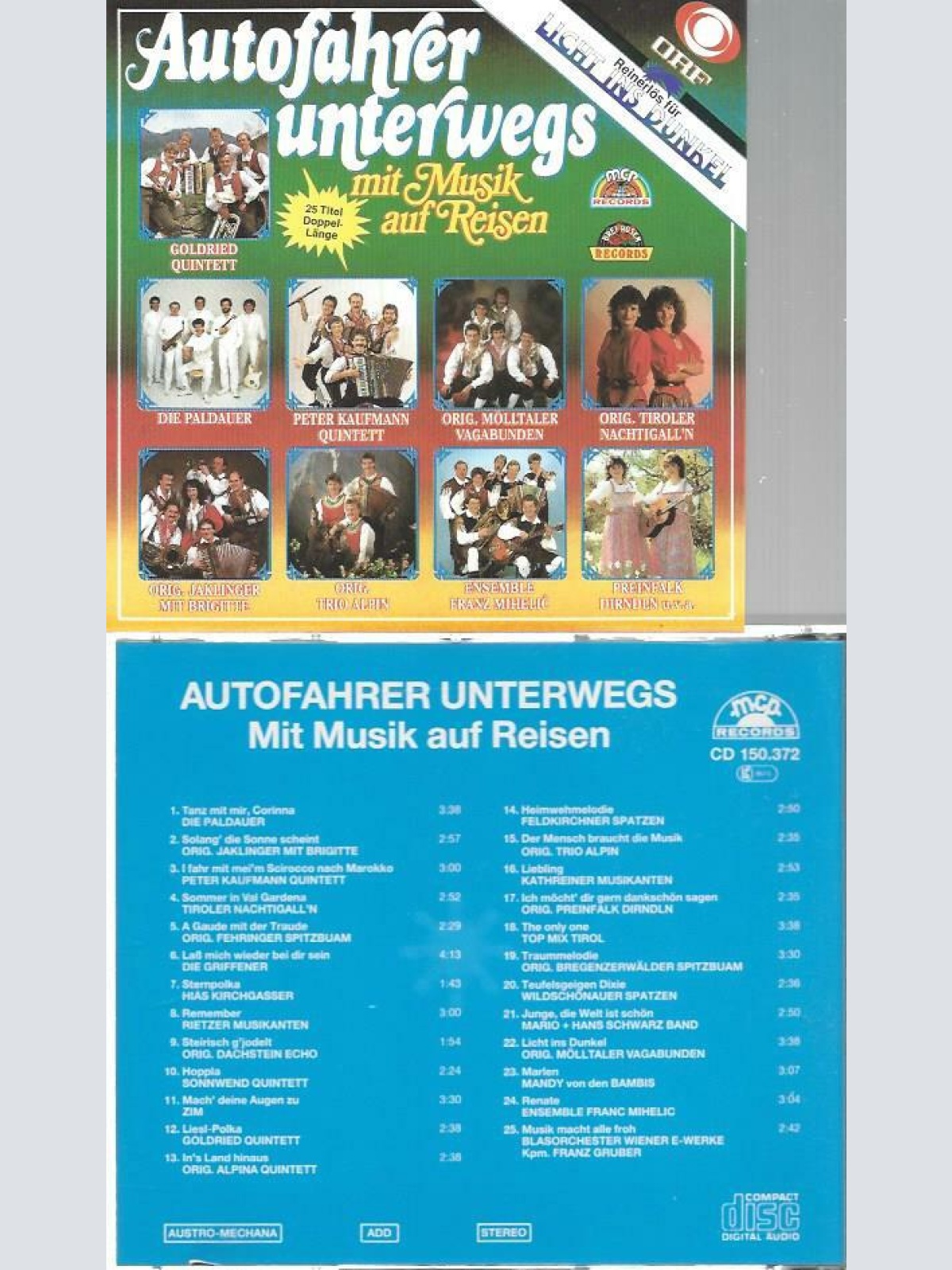 CD--Autofahrer unterwegs--  Mit Musik auf reisen