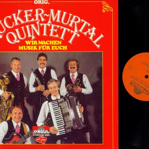 LP--Orig. Brucker Murtal Quintett -- Wir machen Musik für euch   // NM