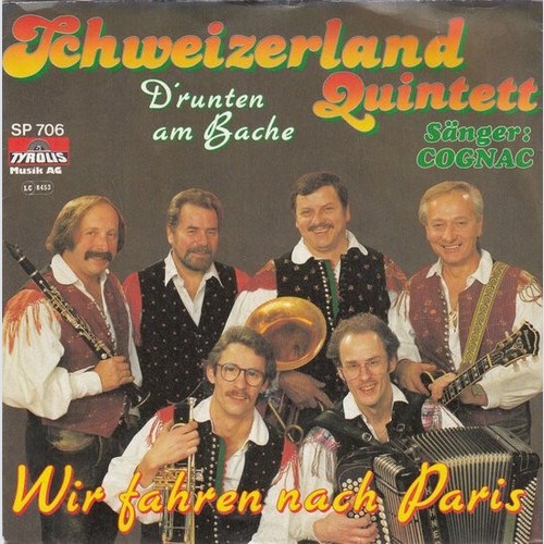 7", Single Schweizerland Quintett - Wir Fahren Nach Paris