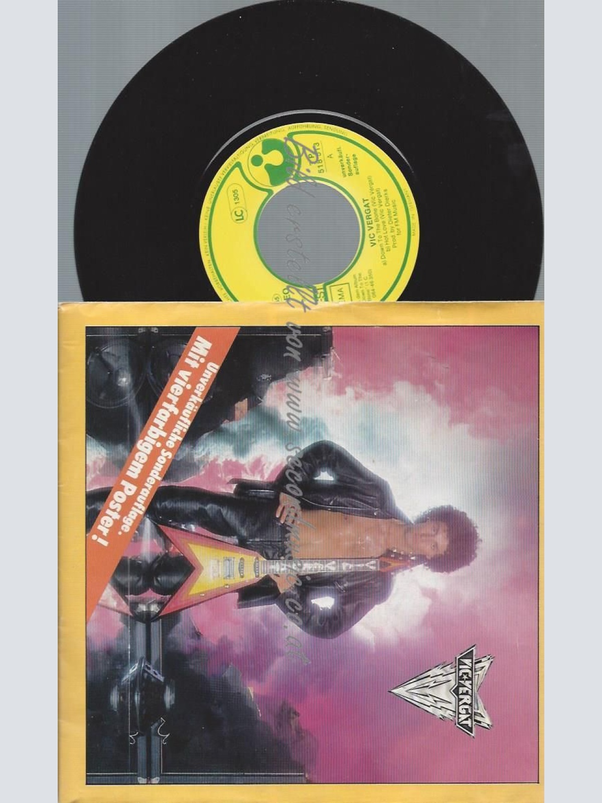 7"   Vic Vergat / Herman Rarebell – Untitled