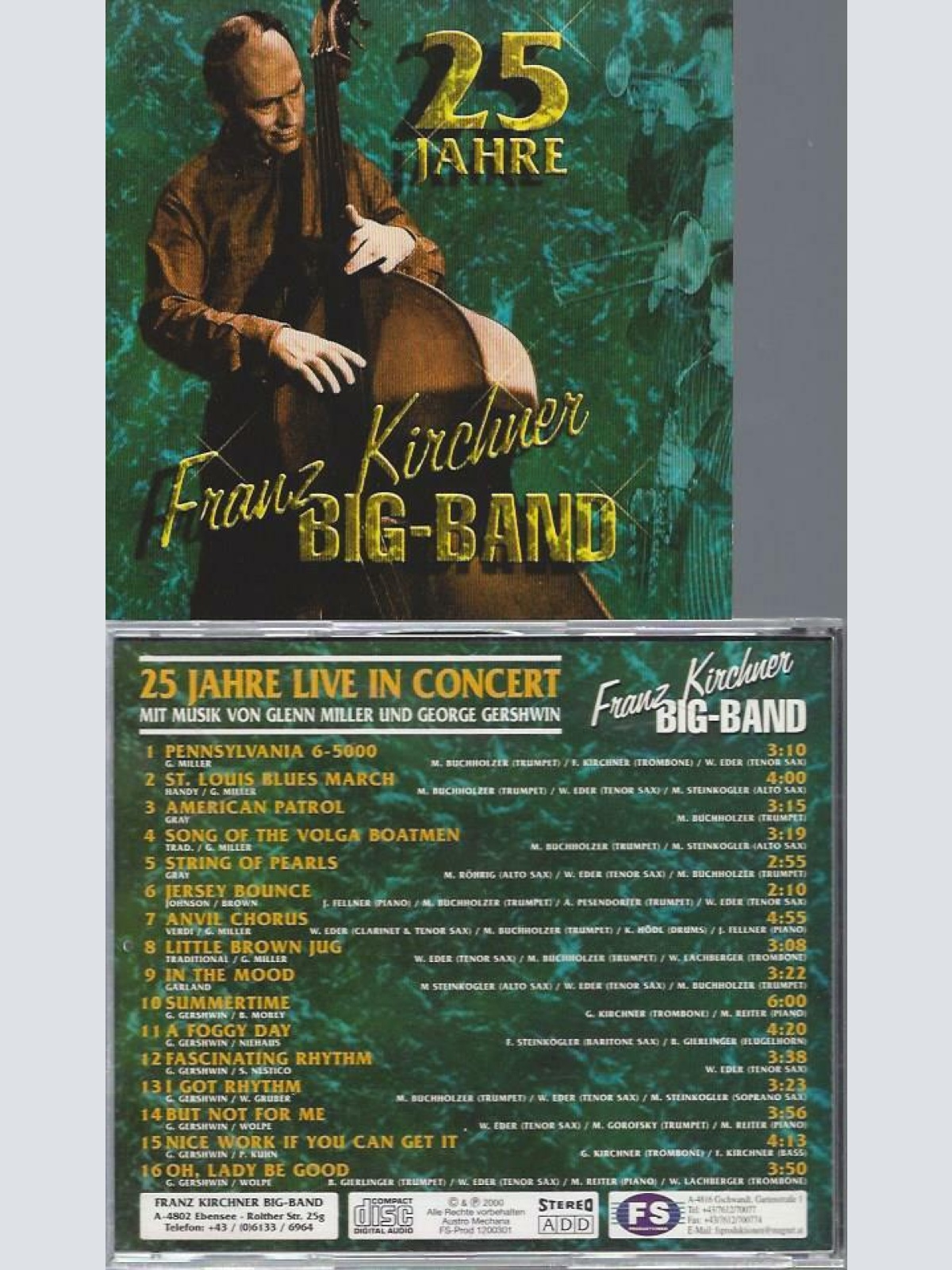 CD--25 JAHRE FRANZ KIRCHNER BIG BAND