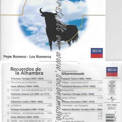 CD--Romero,Pepe, Los Romeros, et al. | --Spanische Gitarrenmusik (Eloquence)
