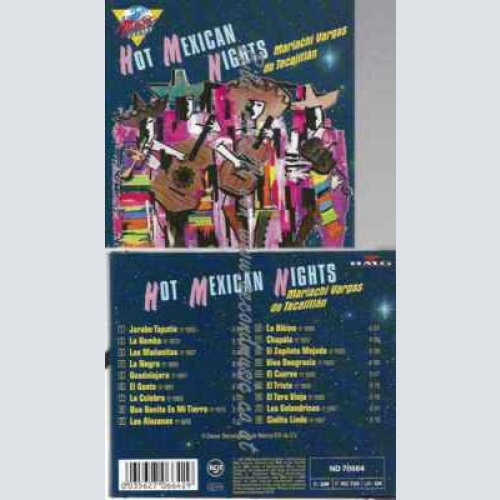 CD--Mariachi Vargas De Tecalitlan | --Hot Mexican Nights