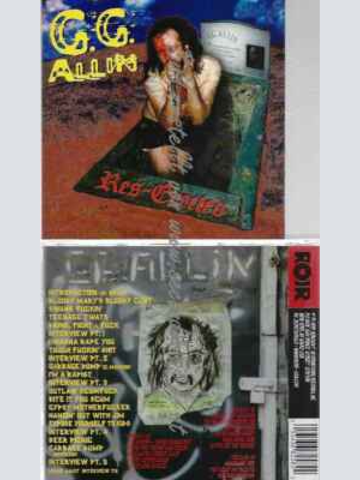 CD--G.G. Allin | --Res-Erected