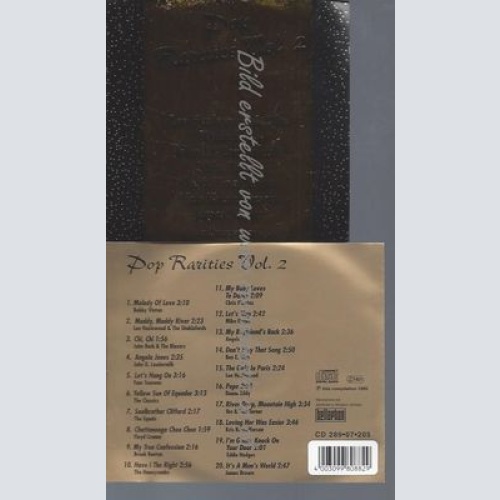 CD--VARIOUS ARTISTS--POP RARITIES 2  -US IMPORT-