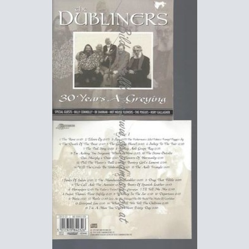 CD--THE DUBLINERS-- 30 YEARS A-GREYING | IMPORT