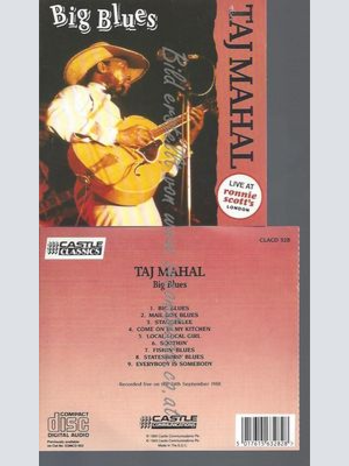 CD--TAJ MAHAL--BIG BLUES
