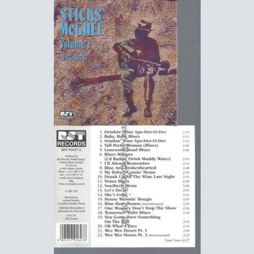 CD--STICK MCGHEE--VOL.1,-1947-1951