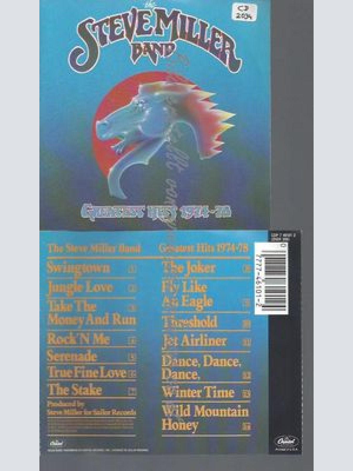 CD--THE STEVE MILLER BAND--GREATEST HITS: -