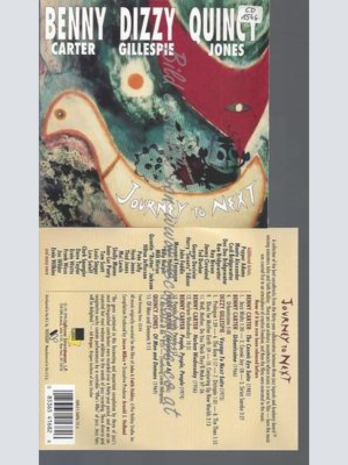 CD--DIZZY GILLESPIE UND BENNY CARTER--JOURNEY TO NEXT