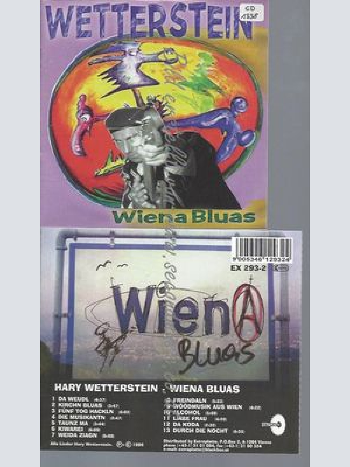 CD--HARY WETTERSTEIN--WIENA BLUAS