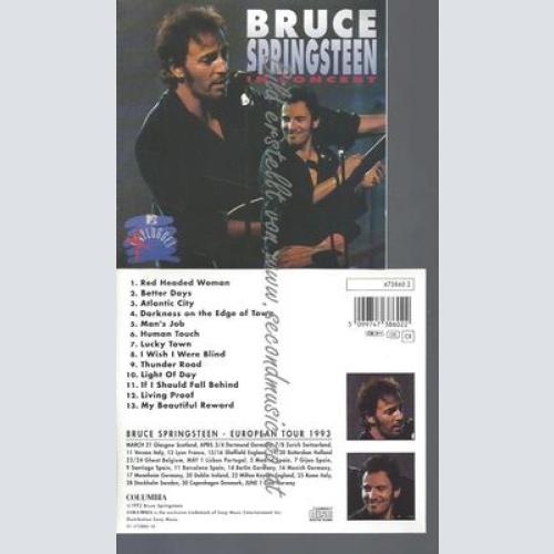 CD--BRUCE SPRINGSTEEN--IN CONCERT -PLUGGED-