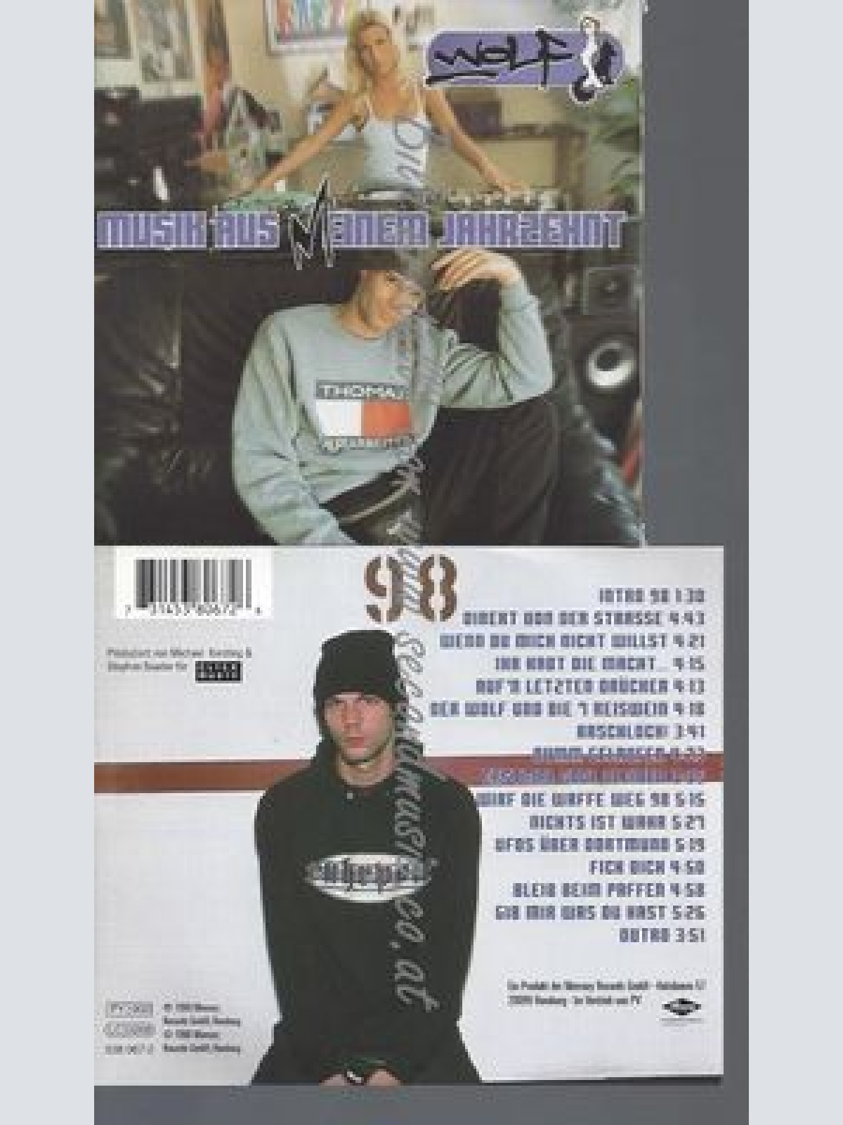 CD--DER WOLF--MUSIK AUS -M-EINEM JAHRZEHNT