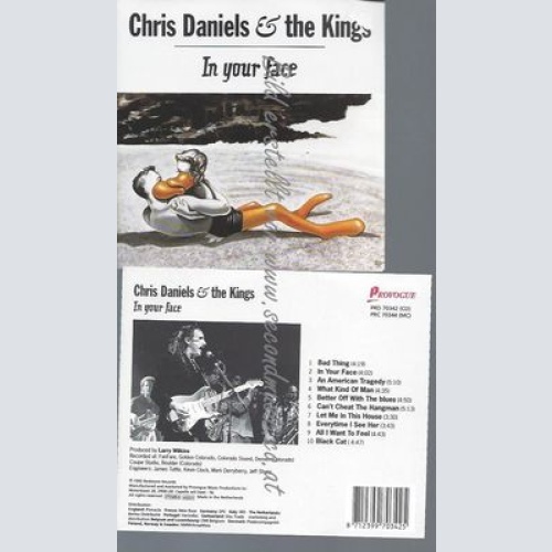 CD--CHRIS DANIELS & THE KINGS--IN YOUR FACE