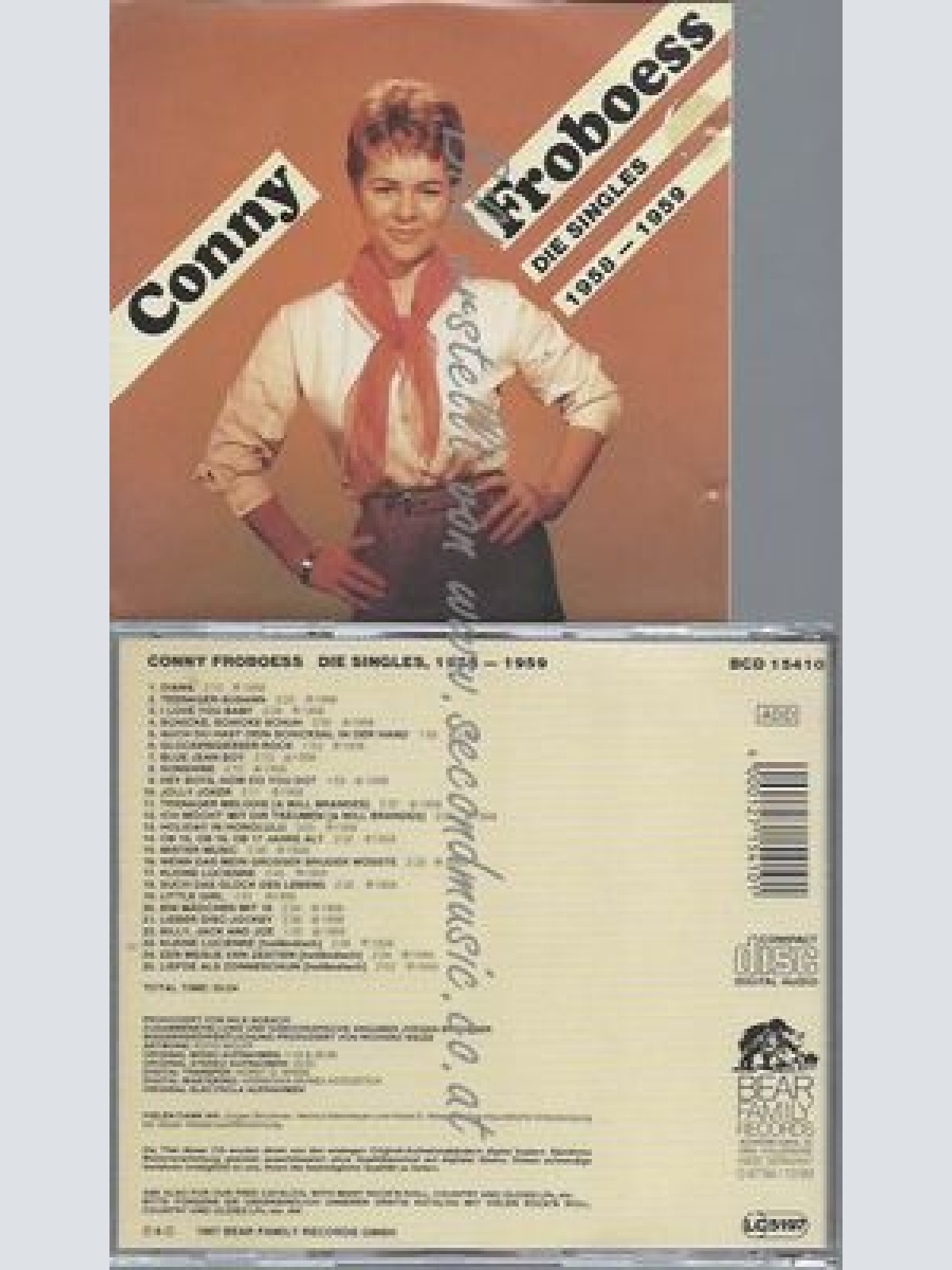 CD--CONNY FROBOESS--DIE SINGLES  - 1958-1959
