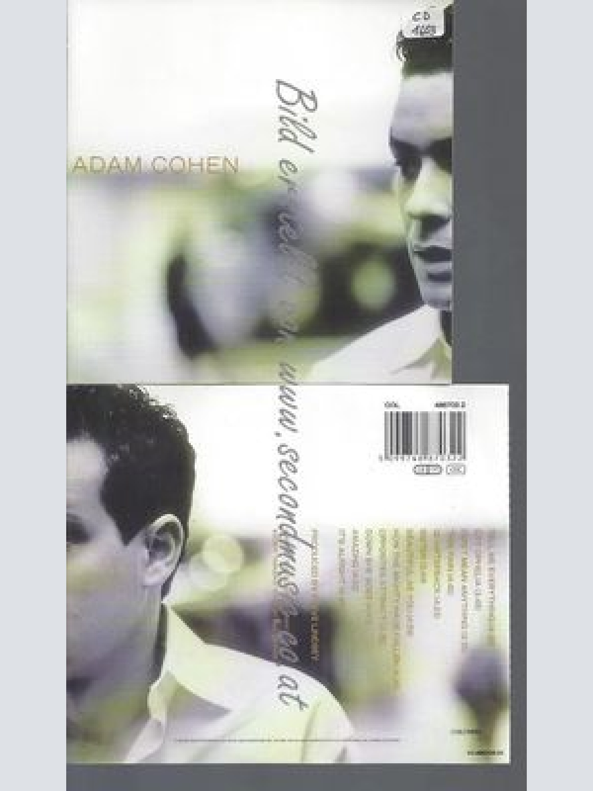 CD--ADAM COHEN--ADAM COHEN