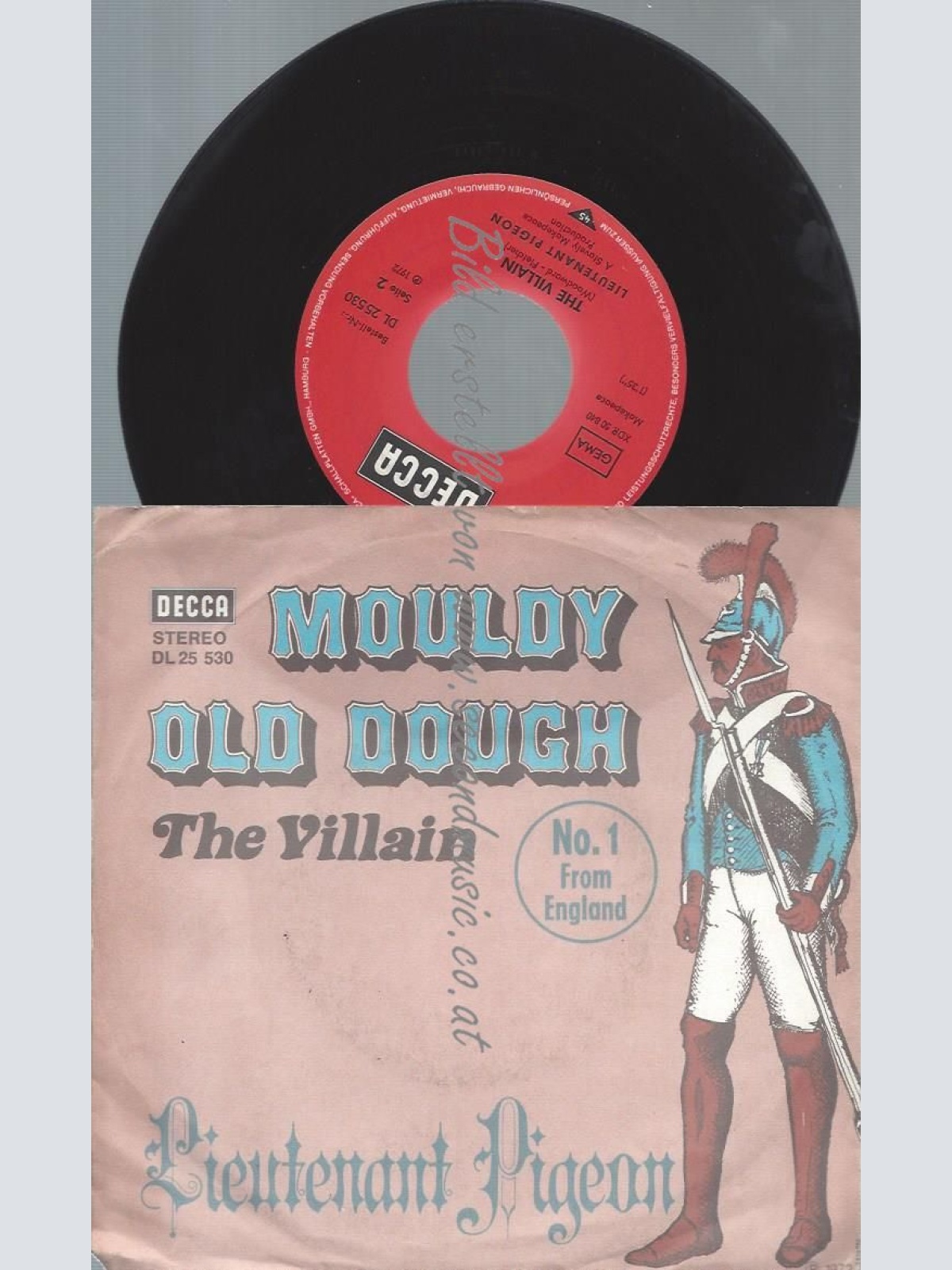 7"  Lieutenant Pigeon – Mouldy Old Dough