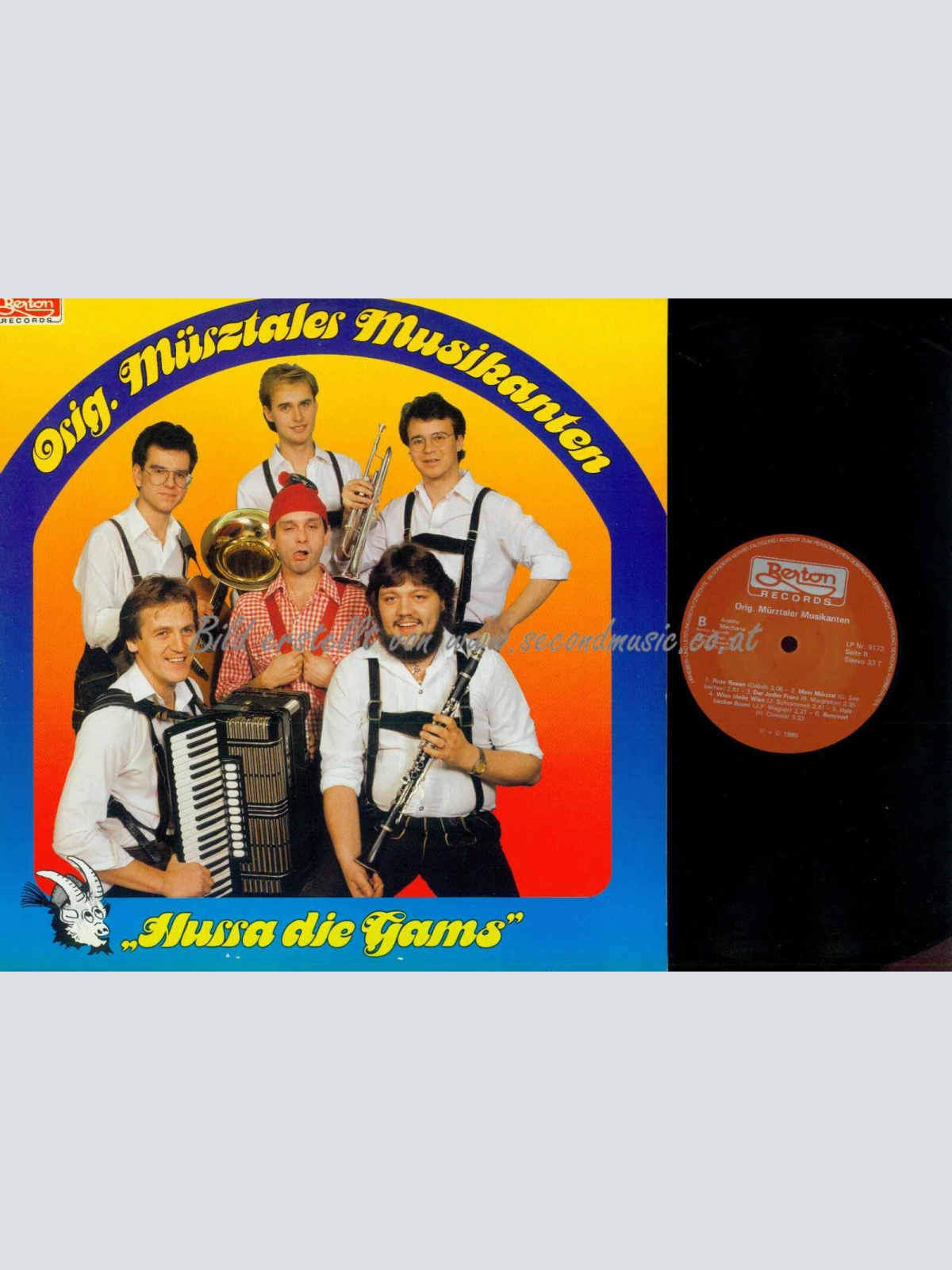 LP-- Orig. Mürztaler Musikanten --Hurra die Gams / NM /
