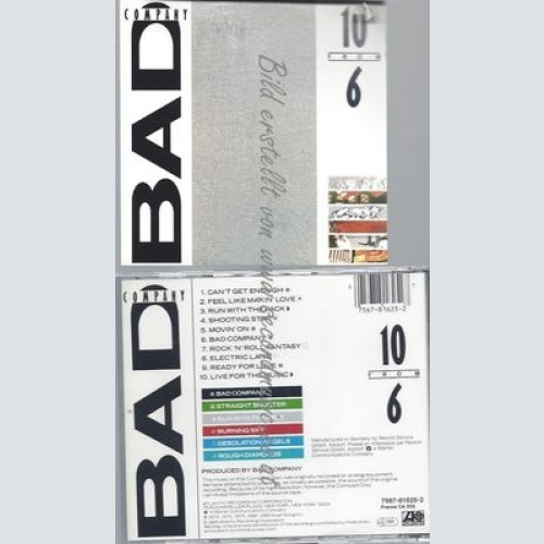 CD--BAD COMPANY-- 10 FROM 6
