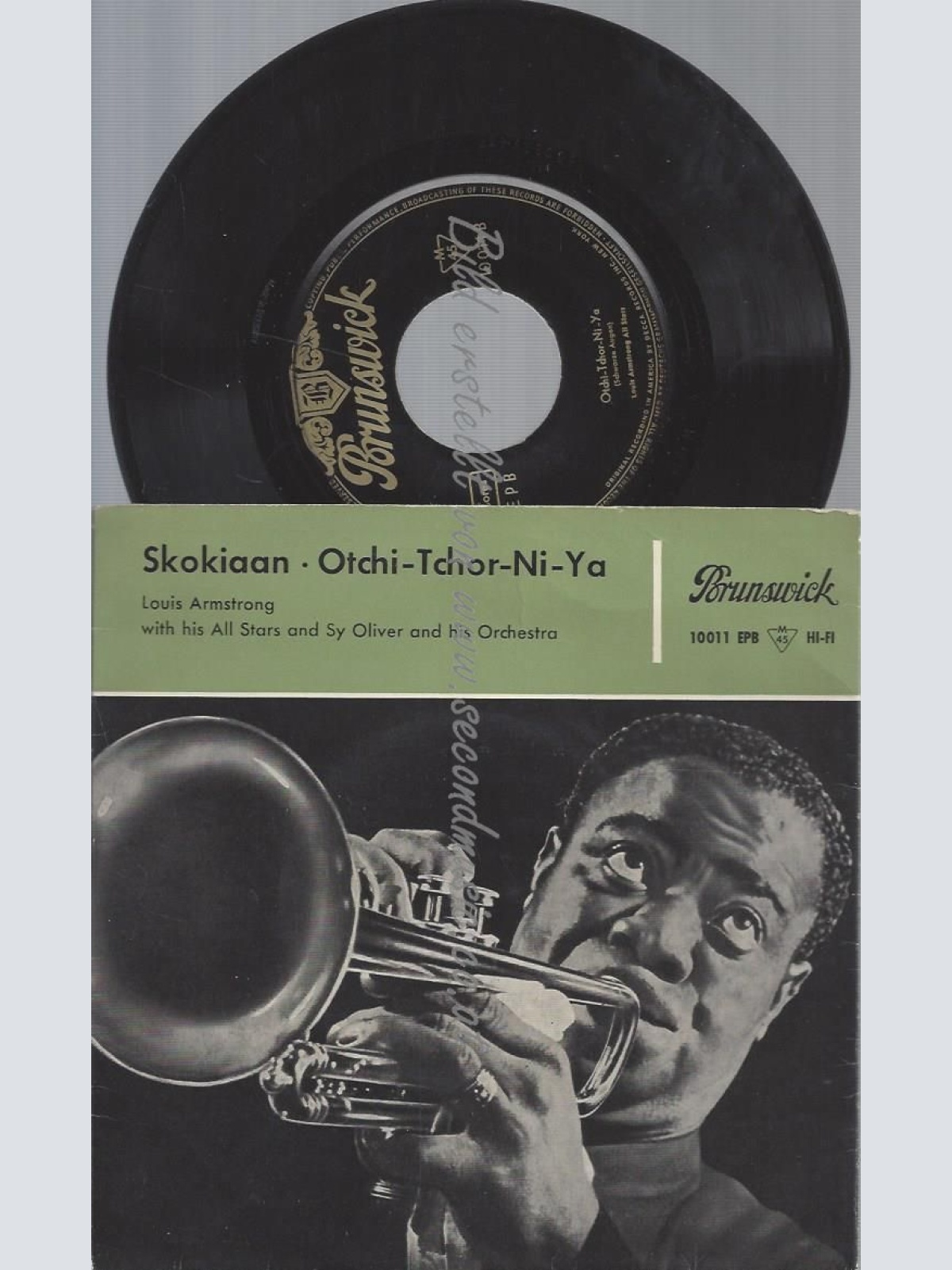 7" Louis Armstrong  Skokiaan