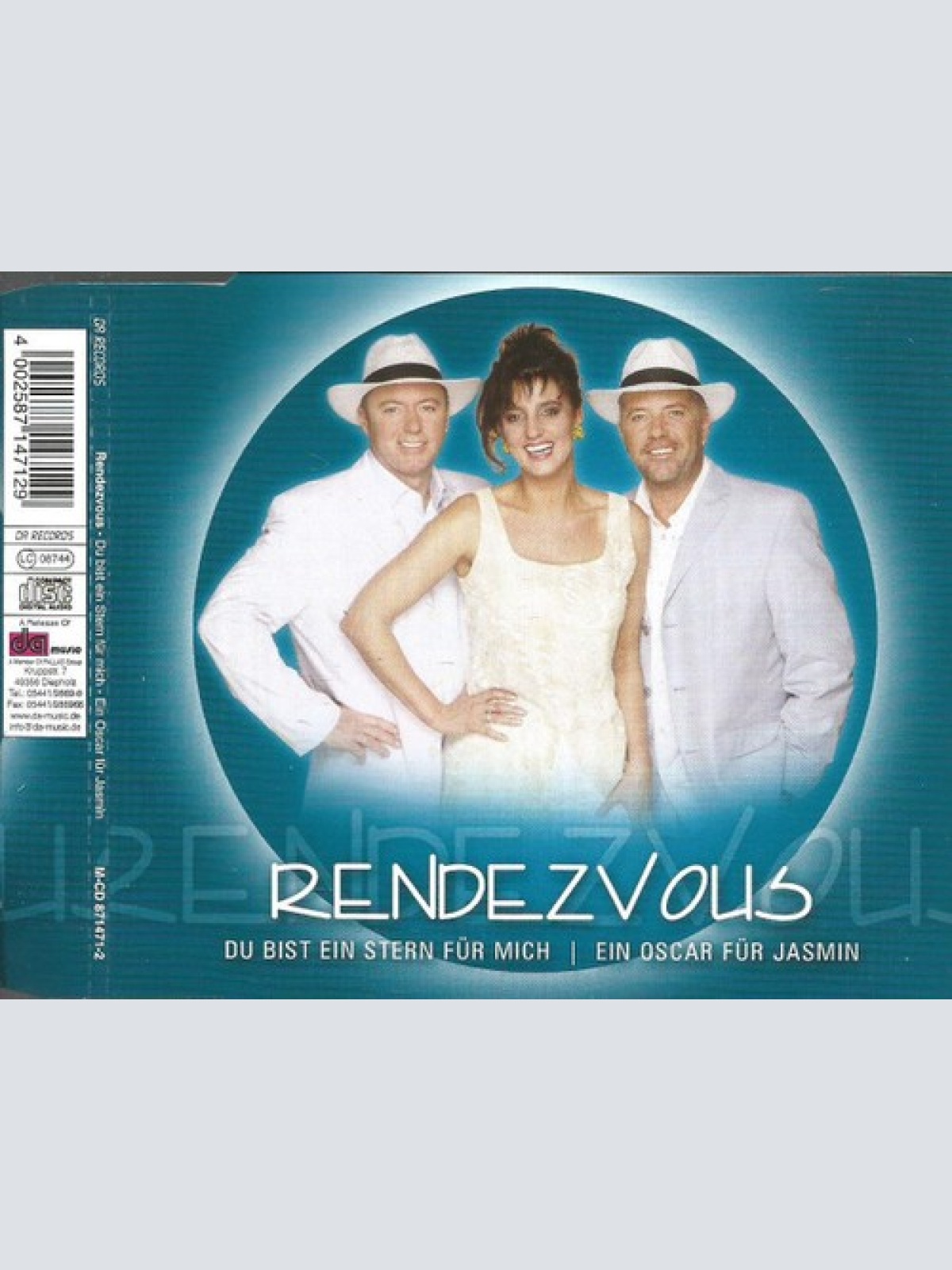 CD, Single Rendezvous - Du Bist Ein Stern Für Mich - Ein Oscar Für Jasmin