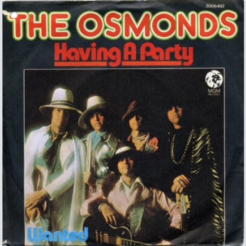 7", Single The Osmonds - Having A Party