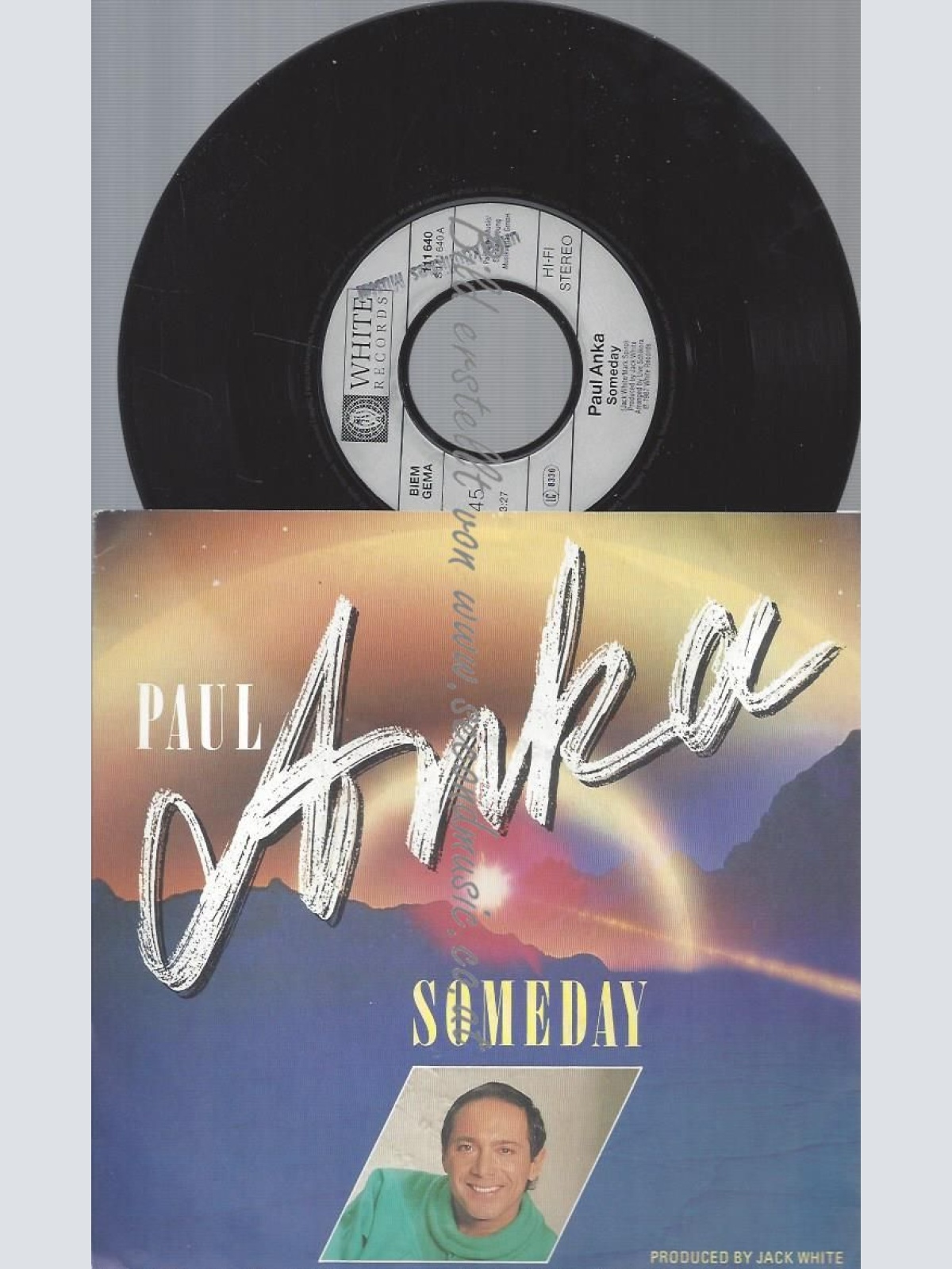 7"   Paul Anka  Someday