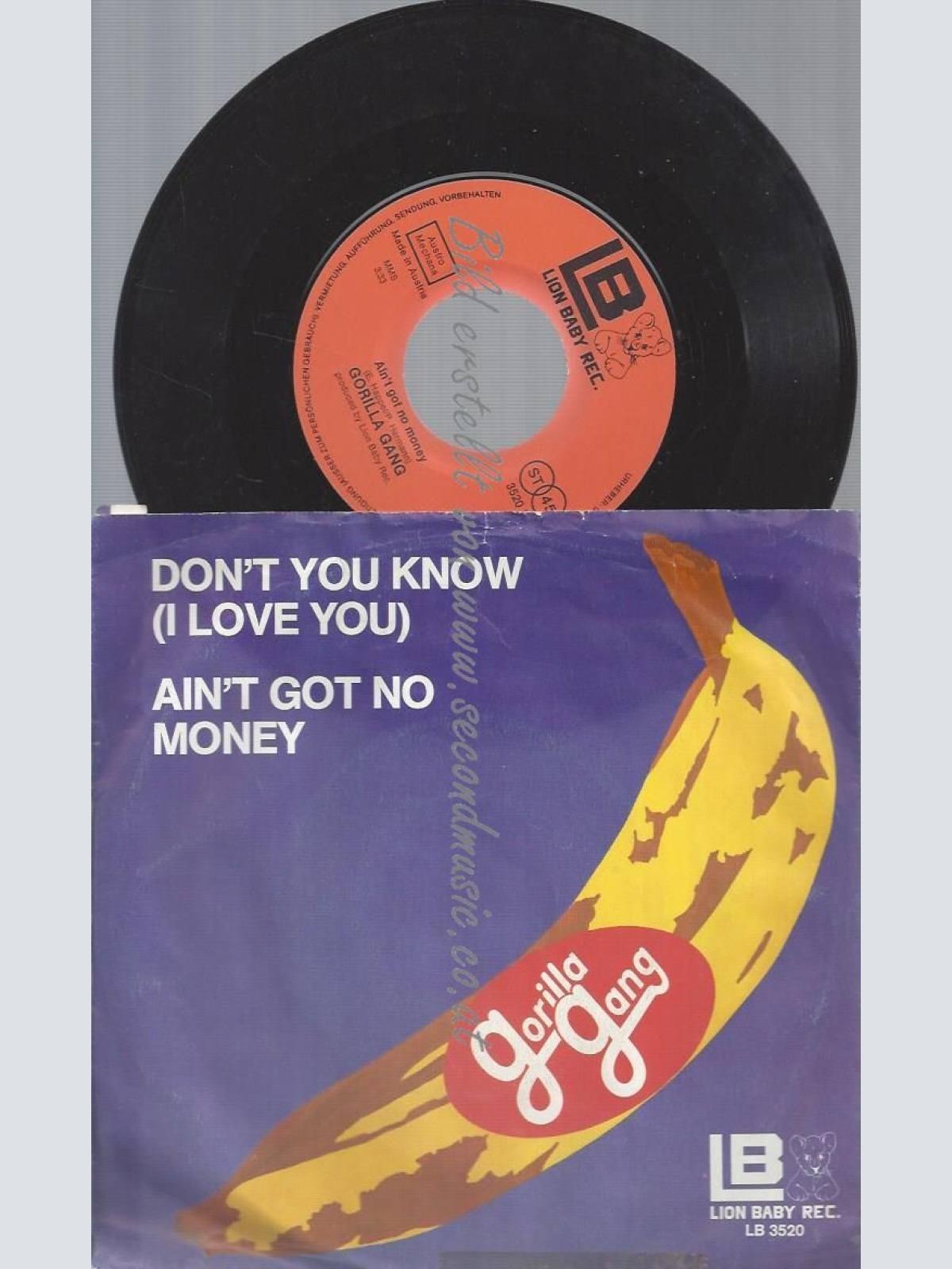 7"  Gorilla Gang – Don't You Know