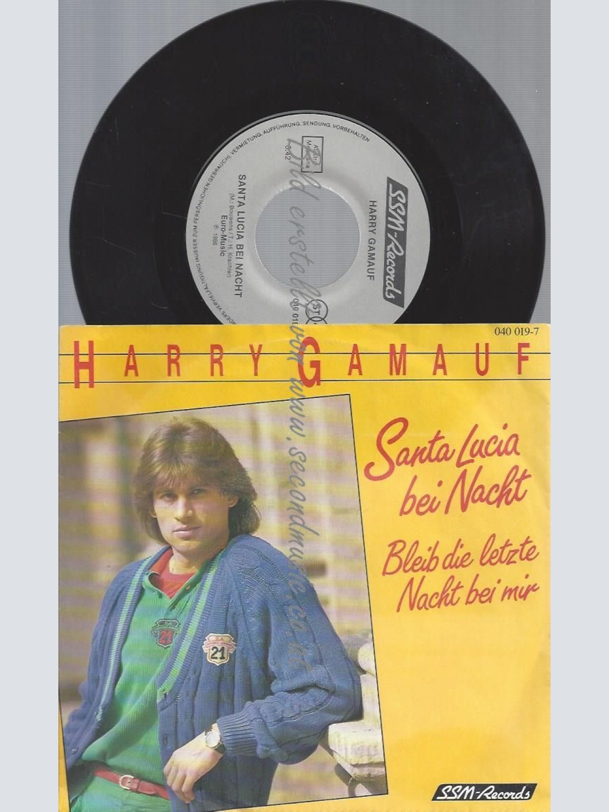 7"  HARRY GAMAUF SANTA LUCIA BEI NACHT