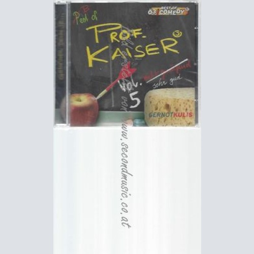 CD--GERNOT KULIS--PROF.KAISER VOL.5