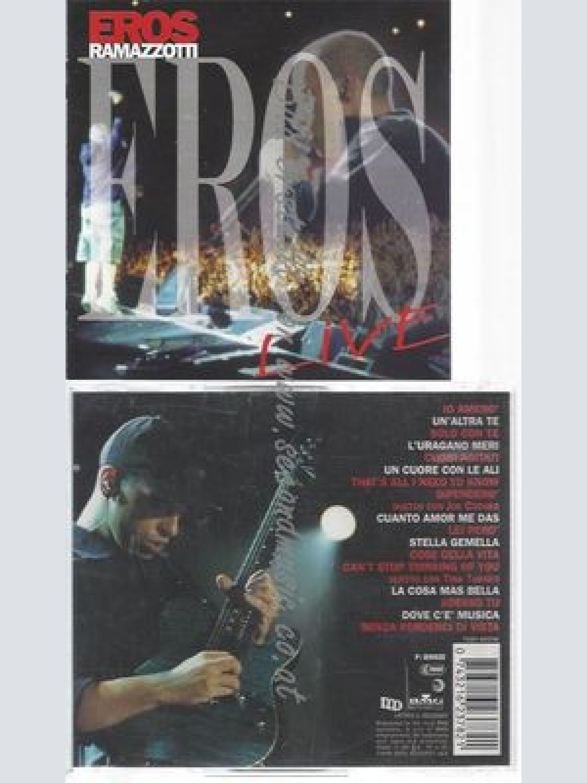 CD--EROS RAMAZZOTTI--EROS LIVE