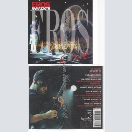 CD--EROS RAMAZZOTTI--EROS LIVE