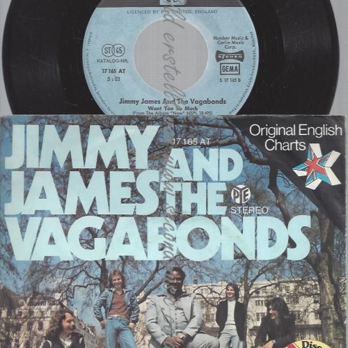 7" Jimmy James And The Vagabonds  Now Is The Time