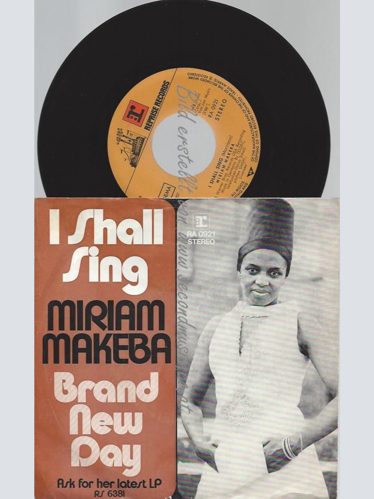7"   Miriam Makeba – I Shall Sing